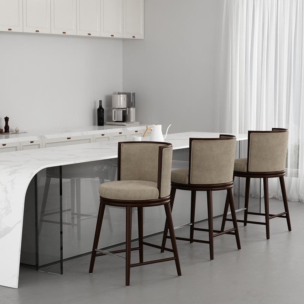 Manhattan Comfort - Evalyn Counter Stool in Natural - Set of 3 - 3-CS021-NA veiw 8