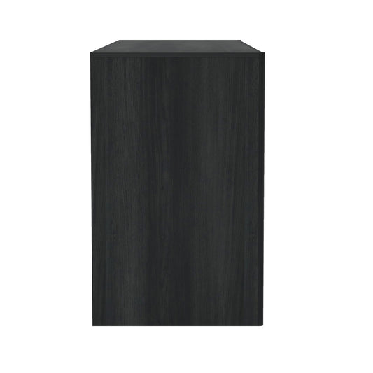 Manhattan Comfort - Linda 72in Double Wide Dresser in Charcoal Grey (6-Drawer) - DR011-GY veiw 2