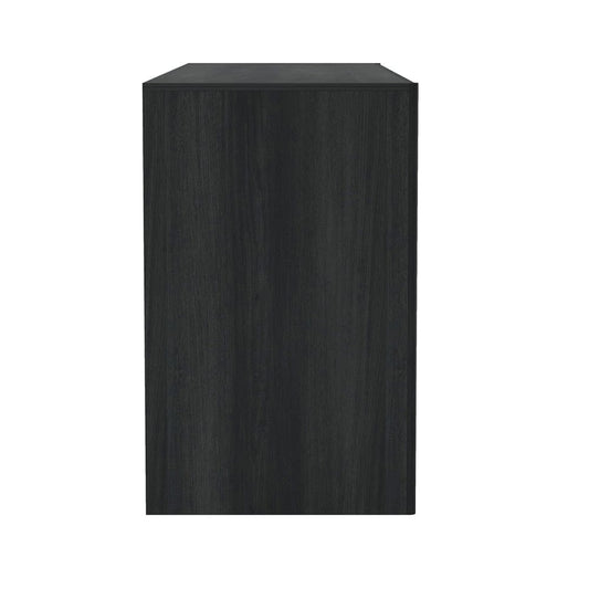 Manhattan Comfort - Linda 72in Double Wide Dresser in Charcoal Grey (6-Drawer) - DR011-GY veiw 2