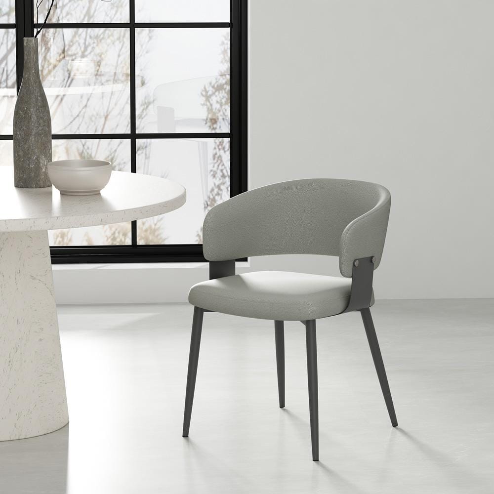 Manhattan Comfort - Luce Dining Chair in Stone Grey - DC097-GY veiw 8