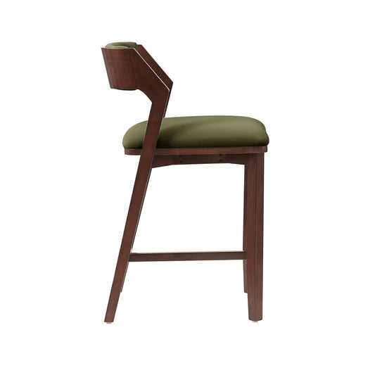 Manhattan Comfort - Patricia Counter Stool in Turtle Green - Set of 2 - 2-CS023-GR veiw 2