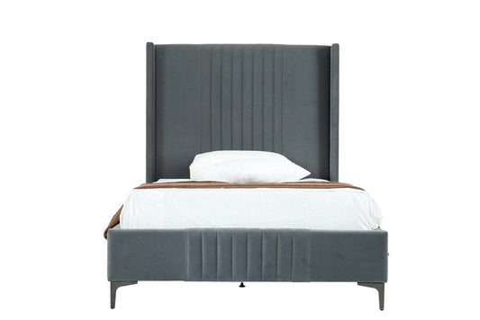 Manhattan Comfort - Promenade 48in Bed in Grey - BD010-48-GY veiw 2