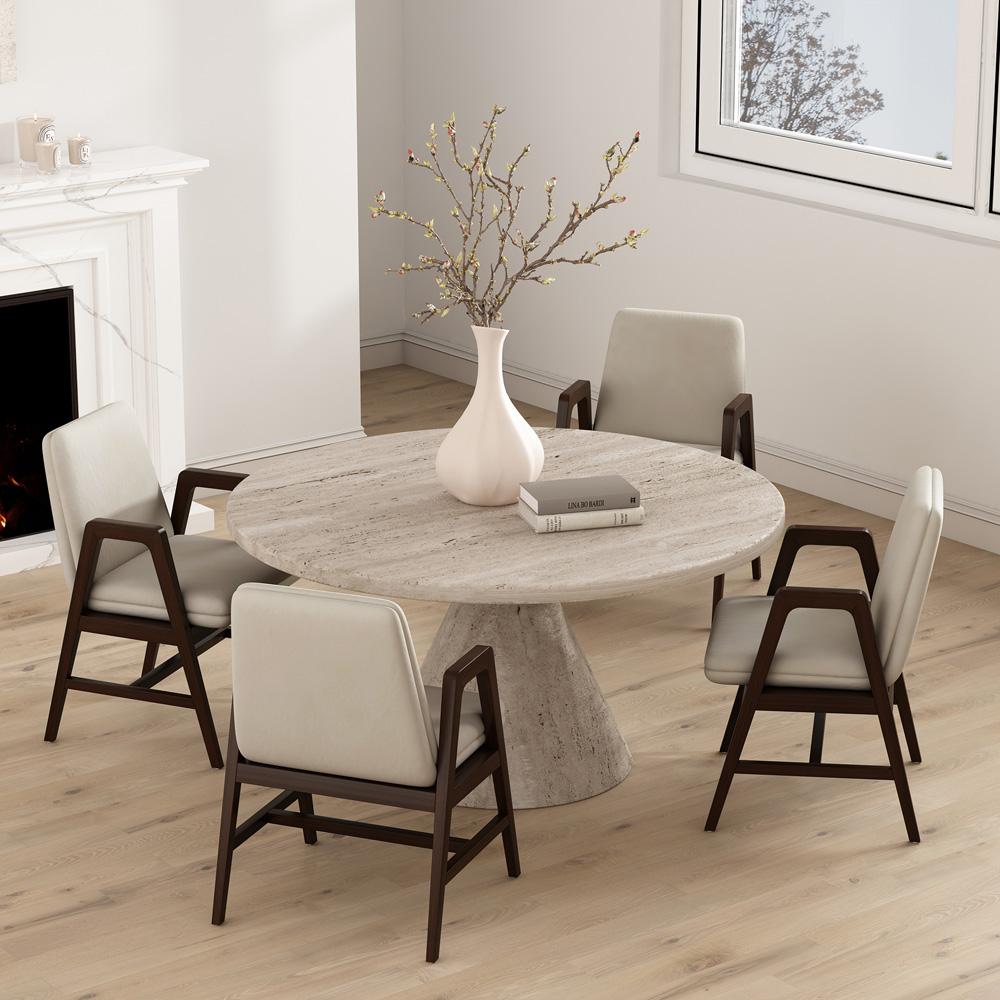 Manhattan Comfort - Stella Dining Armchair in Champagne - Set of 4 - 4-DC101AR-OM veiw 7