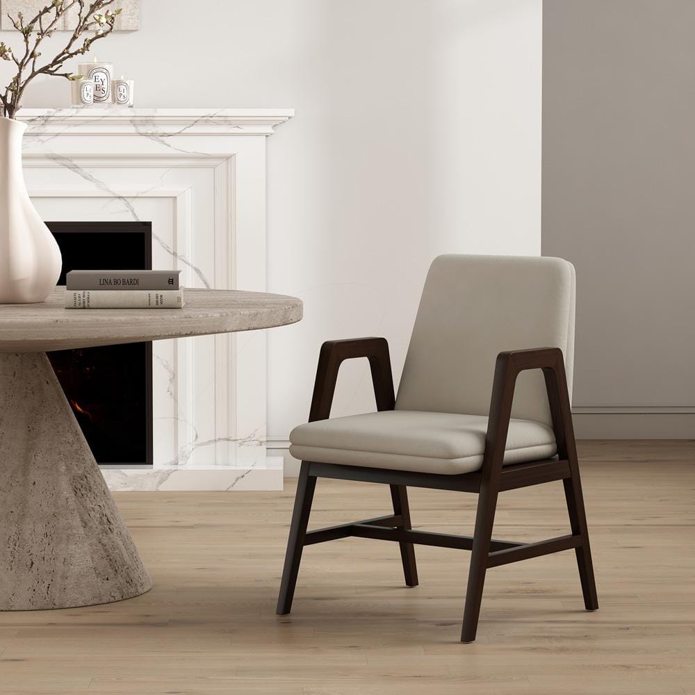 Manhattan Comfort - Stella Dining Armchair in Champagne - DC101AR-OM veiw 8