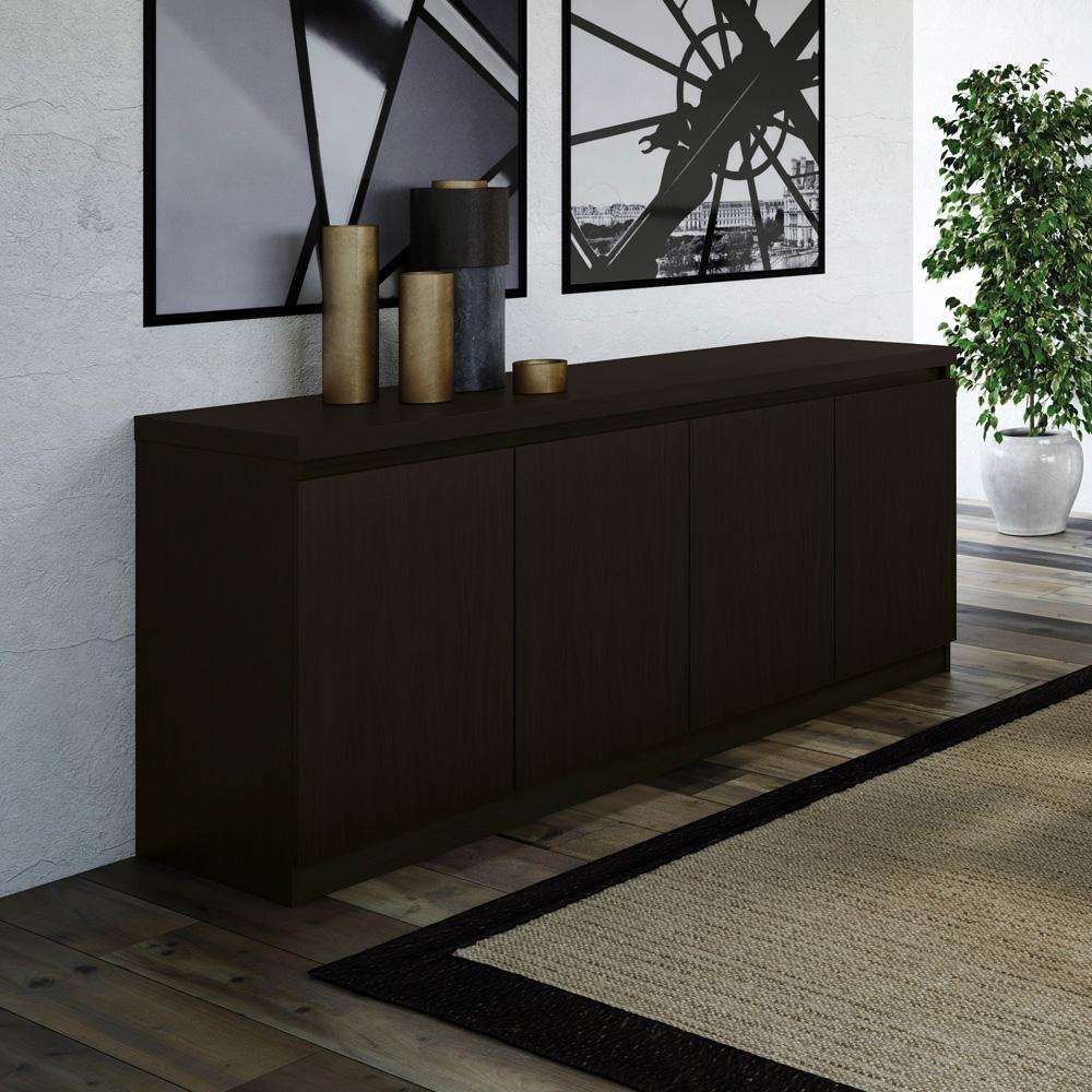 Manhattan Comfort - Viennese Sideboard in Black Matte - 100653 veiw 3