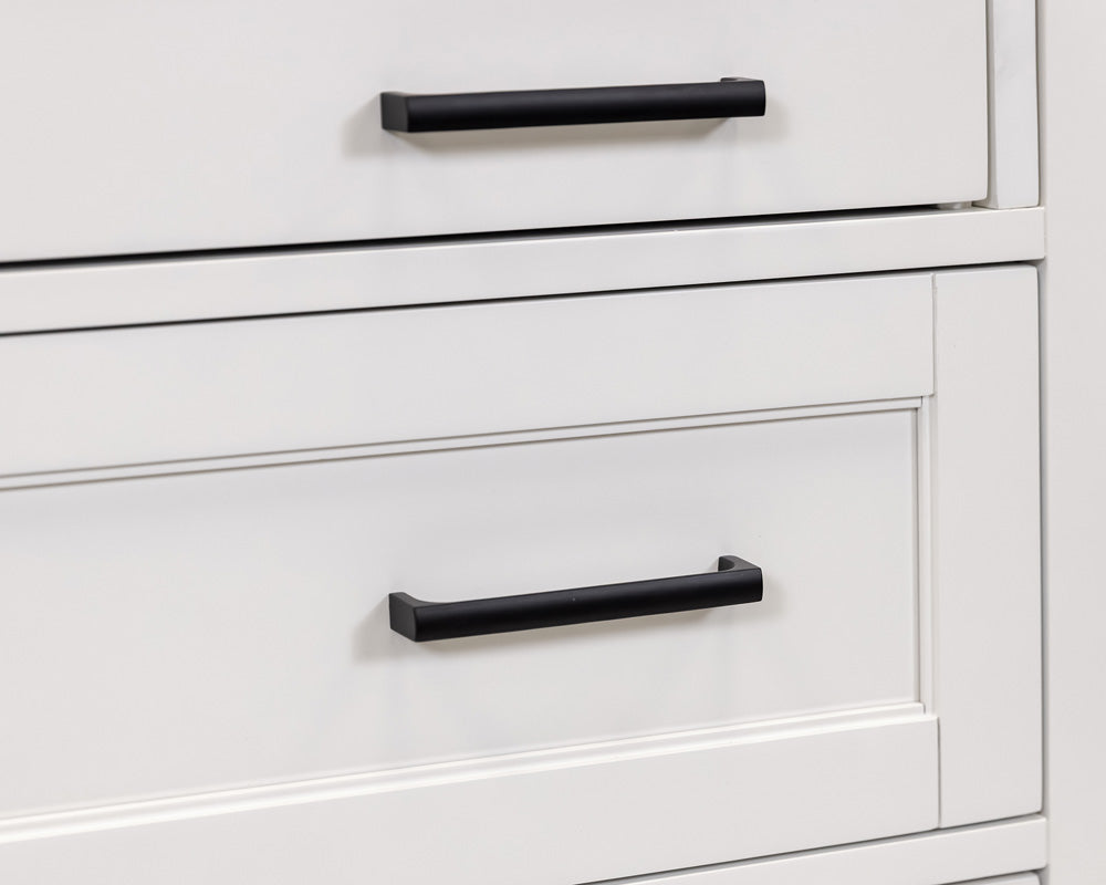 Martin Furniture - Abby - Modern Wood Drop-Lid Secretary Desk, Fully Assembled, White - IMAY550 view 13