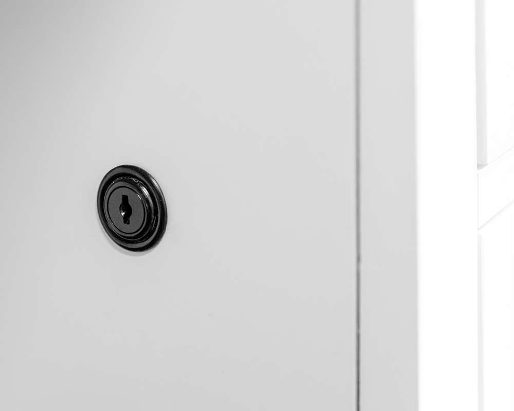 Martin Furniture - Abby - Modern Wood L-Desk & Return, Writing Table & Return, Office Desk & Return, Corner Desk & Return, White - IMAY664R-KIT veiw 8