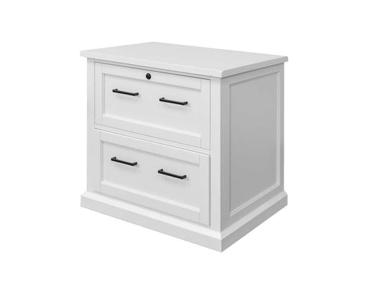Martin Furniture - Abby - Modern Wood Lateral File, Fully Assembled, White - IMAY450 veiw 2