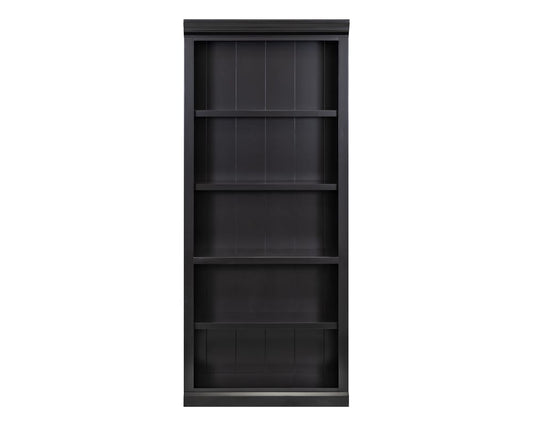 Martin Furniture - Abby - Modern Wood Open Bookcase, Office Bookcase, Office Shelving, Office Storage, Fully Assembled, White - IMAY3278B view 2