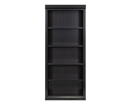 Martin Furniture - Abby - Modern Wood Open Bookcase, Office Bookcase, Office Shelving, Office Storage, Fully Assembled, White - IMAY3278B view 2
