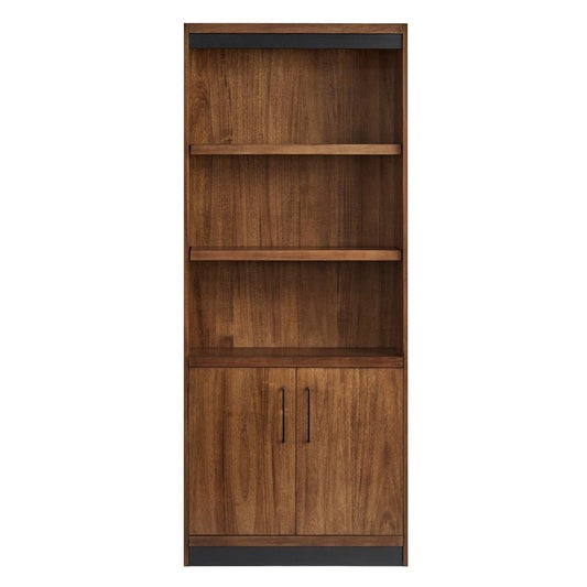 Martin Furniture - Avery Modern Wood Lower Doors Bookcase In Brown - IMAV3278D veiw 2