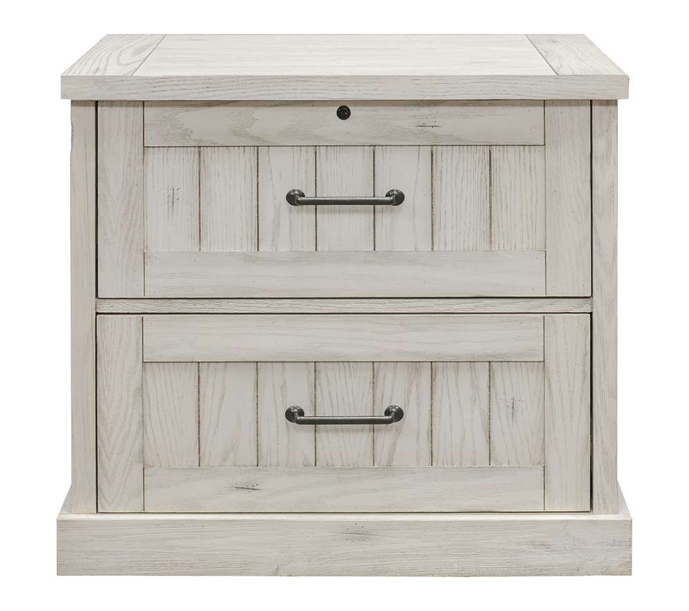 Martin Furniture - Avondale Lateral File With Locking Legal/Letter File Drawer, Fully Assembled, White - AE450W veiw 6