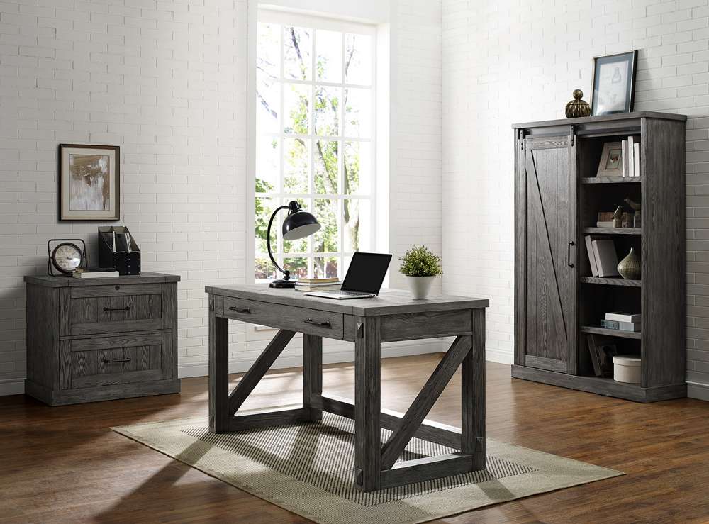 Martin Furniture - Avondale Writing Desk, Gray - IMAE384G veiw 9