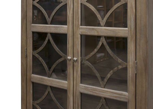 Martin Furniture - Carson Glass Display Cabinet, Gray - IMCA4270 veiw 2