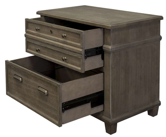 Martin Furniture - Carson Wood Lateral File, Gray - IMCA450 veiw 2