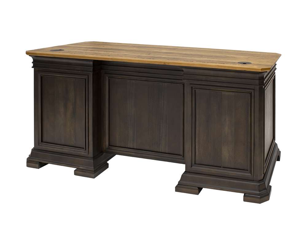Martin Furniture - Sonoma Double Pedestal Executive Desk, Fully Assembled, Brown - IMSA680 veiw 12
