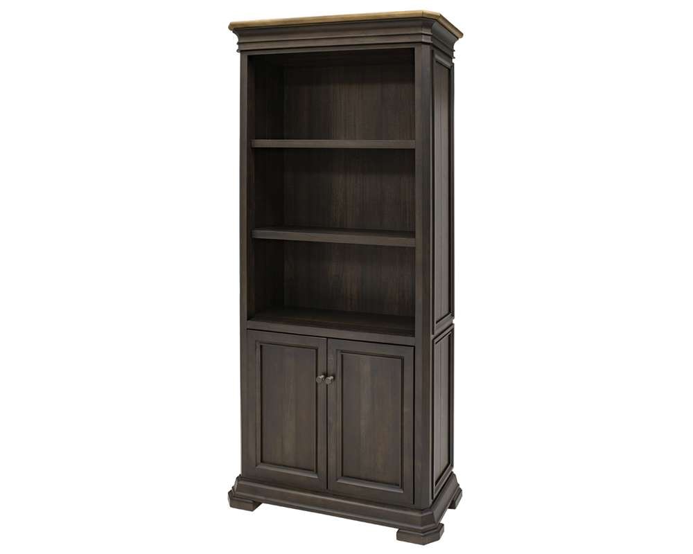 Martin Furniture - Sonoma Executive Bookcase With Doors, Fully Assembled, Brown - IMSA3678D veiw 4