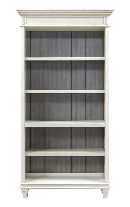 Martin Furniture - Hartford Open Wood Bookcase, White - IMHF4078W veiw 2