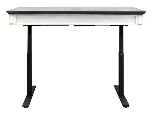 Martin Furniture - Hartford Wood Writing Desk, White - IMHF384TW-Kit veiw 2