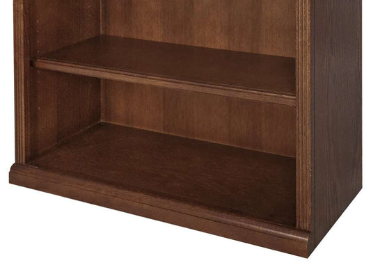 Martin Furniture - Huntington Oxford 84in Wood Bookcase, Brown - IMHO3684B veiw 2