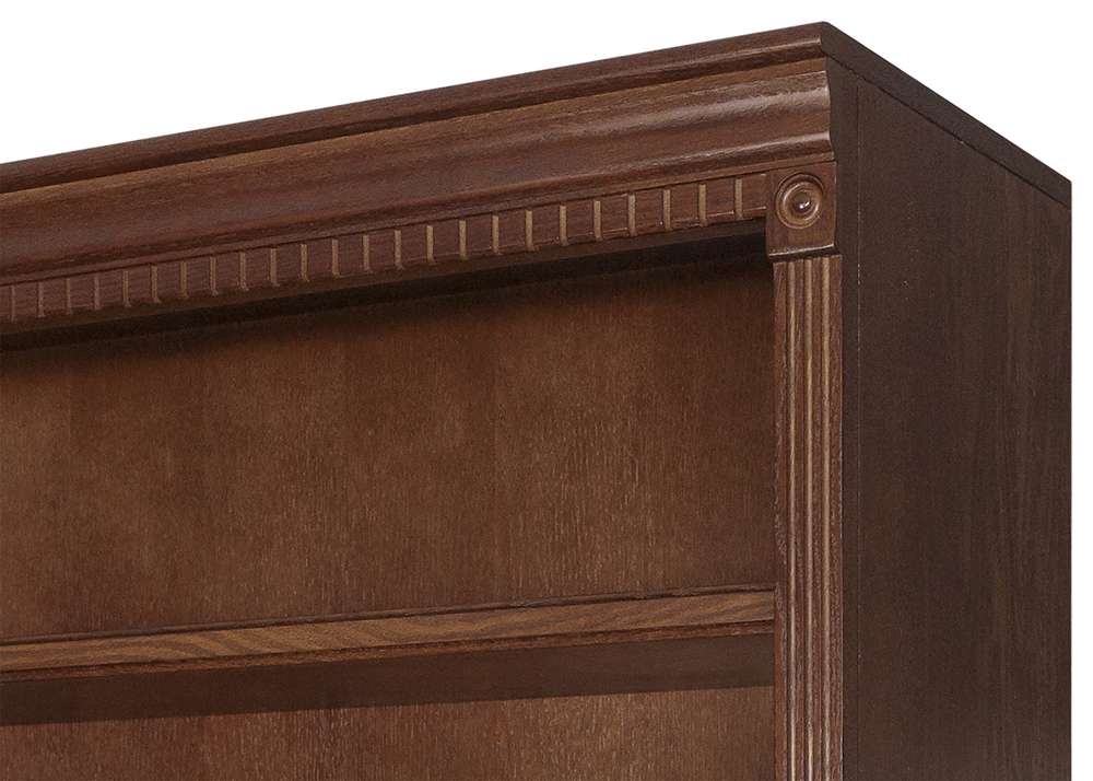 Martin Furniture - Huntington Oxford 84in Wood Bookcase, Brown - IMHO3684B veiw 4