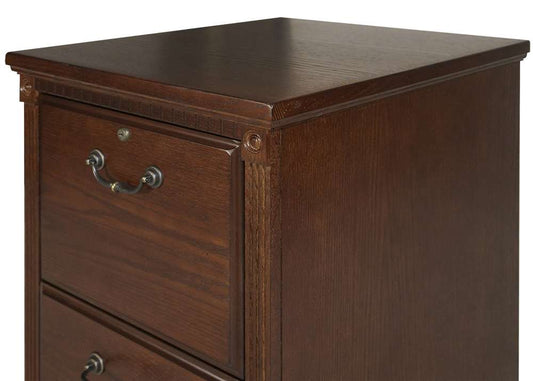 Martin Furniture - Huntington Oxford Two Drawer File Cabinet, Brown - IMHO201B veiw 2