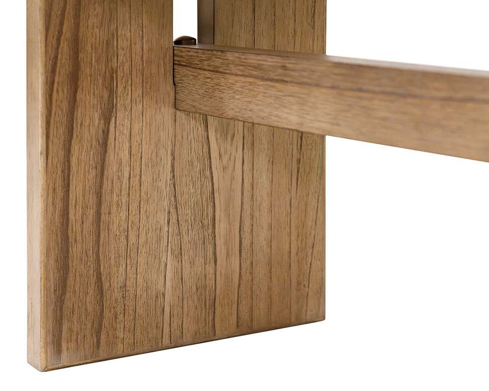 Martin Furniture - Quincey - Coastal Wood Bench, Dining Bench, Kitchen Table Bench, Office Table Bench, Brown - IMQU60 veiw 9