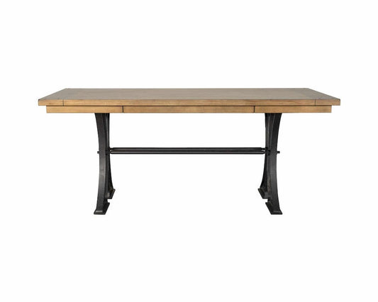 Martin Furniture - Toulouse - Rustic Writing Desk, Writing Table, Office Desk, Brown - IMTE384-KIT view 2
