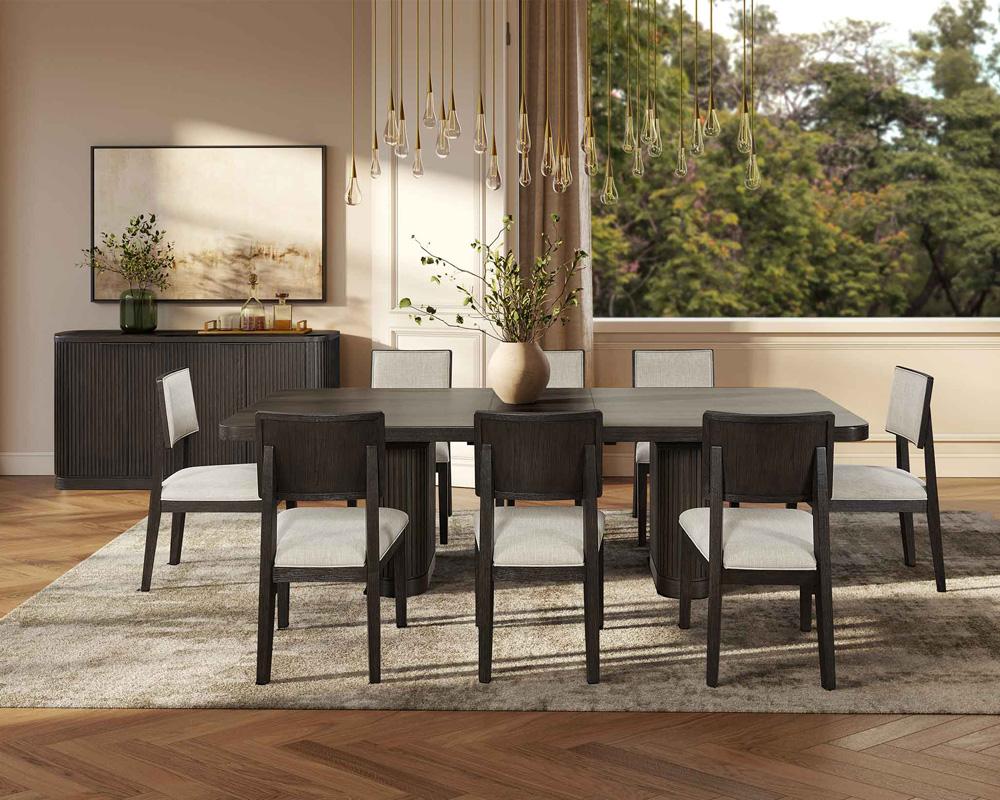 Martin Furniture - Tulane Contemporary Style, Wood Dining Sideboard, Dining Storage Cabinet, TV Stand, Entertainment Console, Fully Assembled, Brown - IMTU370 veiw 5