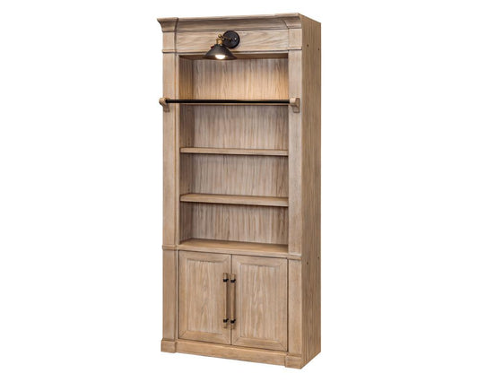 Martin Furniture - Willow Lane - Contemporary 8 Tall Wood Bookcase, Storage Organizer, Display Shelf, Fully Assembled, Brown - IMWL4094N veiw 2