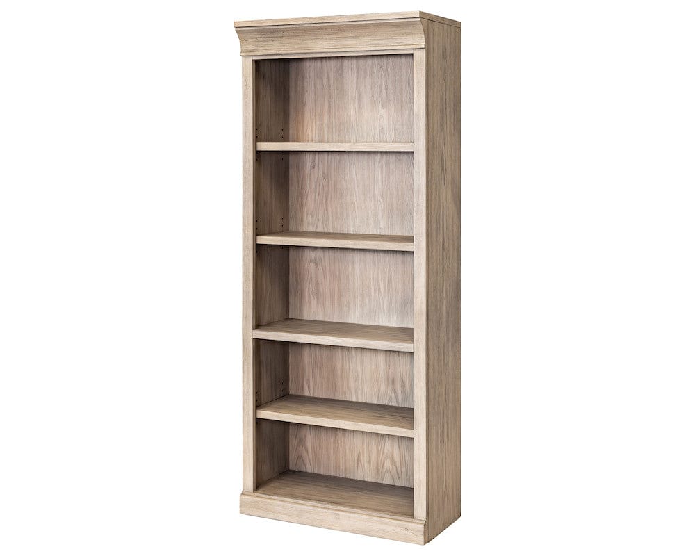 Martin Furniture - Willow Lane - Traditional Wood Open Bookcase, Office Storage, Fully Assembled, Brown - IMWL3280N view 7