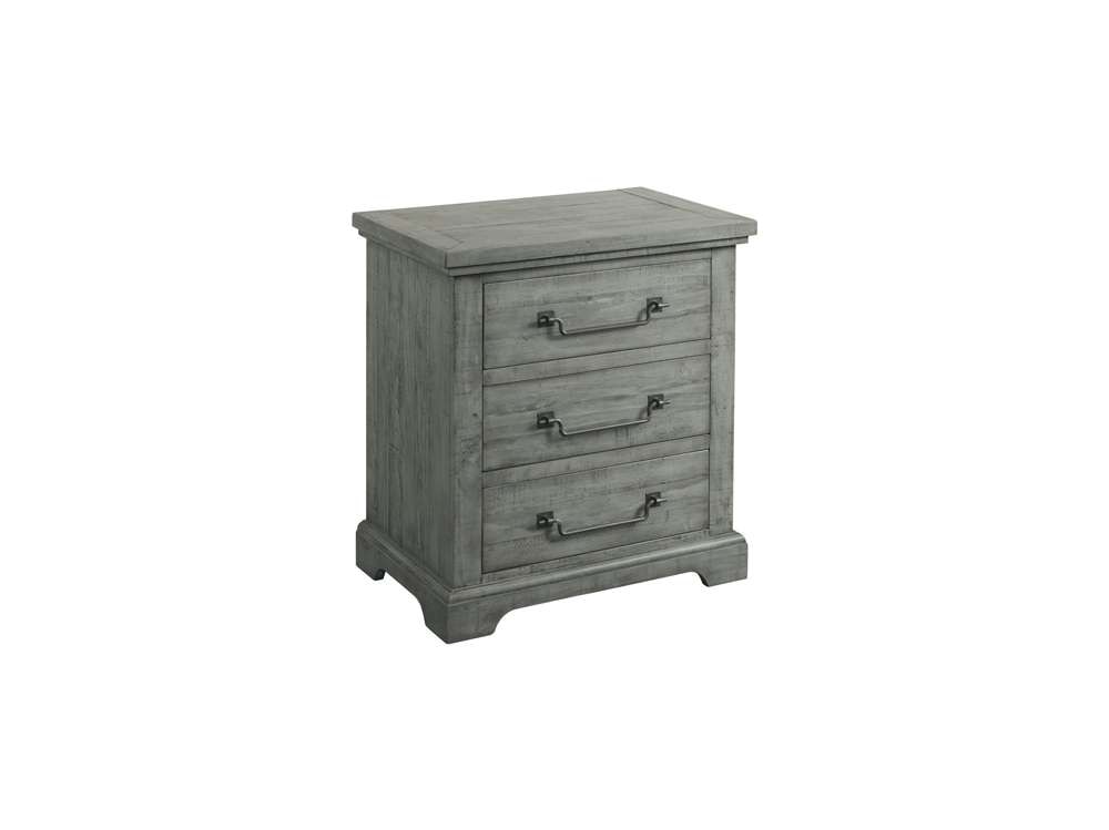 Martin Svensson Home - Beach House 2 Drawer Nightstand, Dove Grey - 6804122 veiw 2