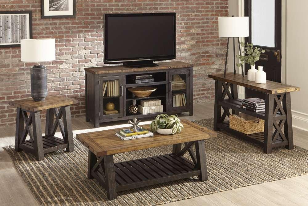 Martin Svensson Home - Bolton TV Stand, Black Stain and Natural - 909826 veiw 9