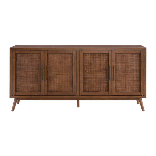 Martin Svensson Home - Classic Mid-Century Modern 4-Door Cinnamon Brown TV Stand - 909444 veiw 2