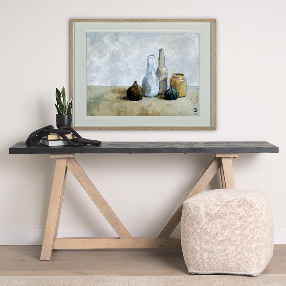 Mercana - A Collection of Bottles by Steven Johnson Hand Embellished Framed Art Photo Matted under Glass - 13405 view 7