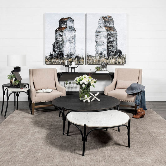 Mercana - Abandoned Grain Elevator II by Mercana Studio a Hand Embellished Textured Canvas - 101811-L view 2
