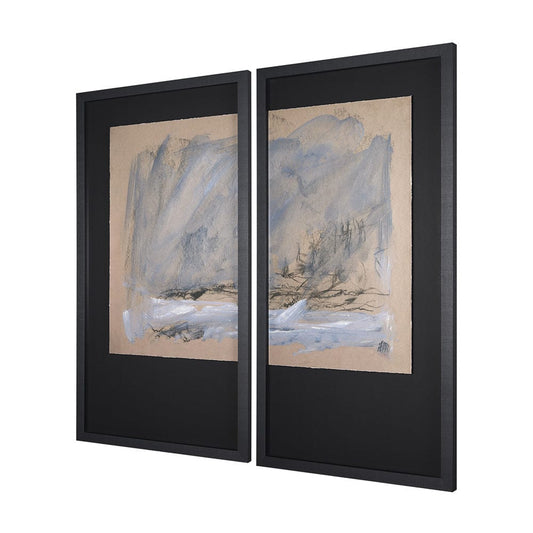 Mercana - Abstract Landscape by Mercana Studio a Framed Art Print - 15468 view 2