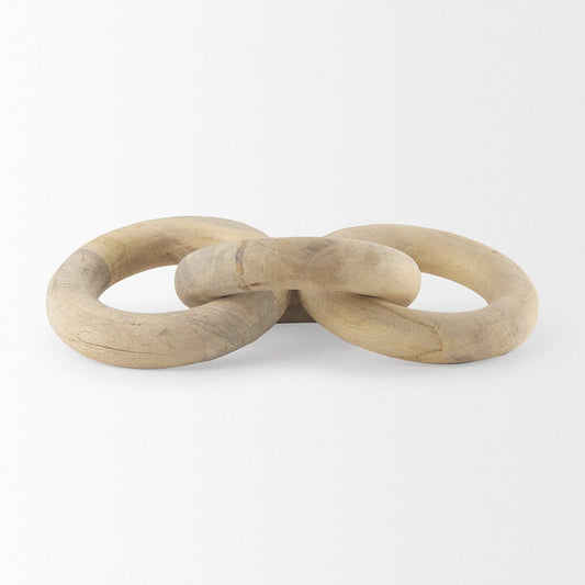 Mercana - Alize Solid Wood Circular Chain Link Decorative Object - 70125 view 2