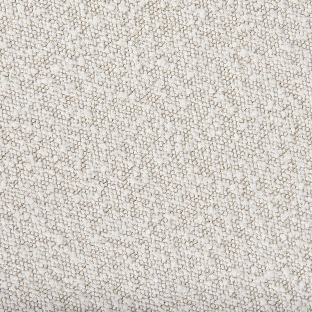 Mercana - Amelia 35.8L x 35.8W x 15.0H Cream Boucle W/Black Metal Upholstered Ottoman - 69837 view 10