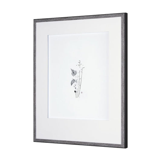 Mercana - Anthurium II by Mercana Studio a Hand Embellished Textured Framed Art Print Matted under Glass - 14816 view 2