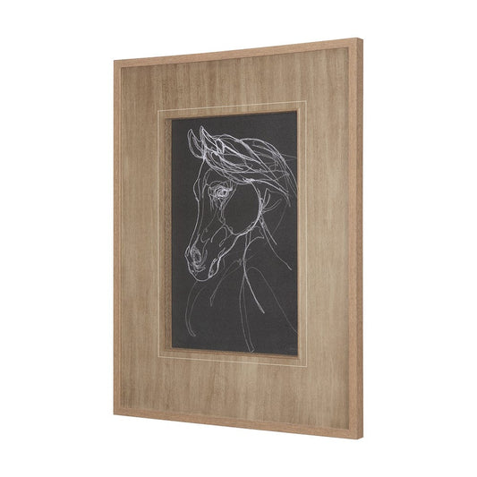 Mercana - Arabian Dark II by Mercana Studio a Hand Embellished Textured Framed Art Print Matted under Glass - 14273 view 2