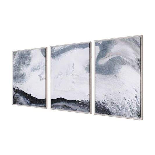 Mercana - Are One I Set 3 by Gabrielle Crawford a Hand Embellished Textured Framed Canvas - 101330-FL view 2