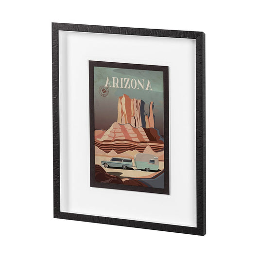 Mercana - Arizona Go USA M by Mercana Studio a Framed Art Print Matted under Glass - 13502 view 2