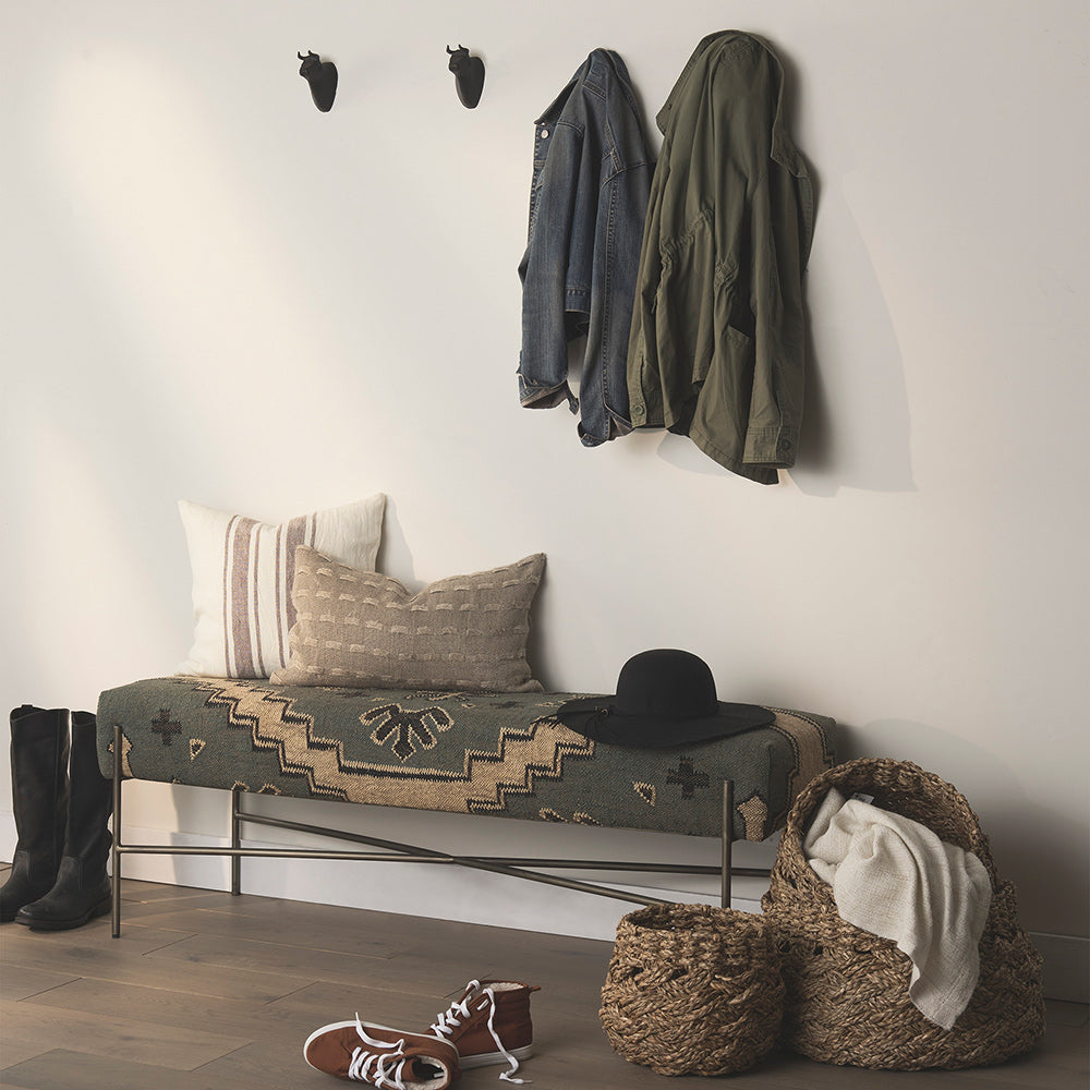 Mercana - Avery I 55L x 17W Multi Colored Upholstered Patterned Seat Accent Bench - 68741 view 11