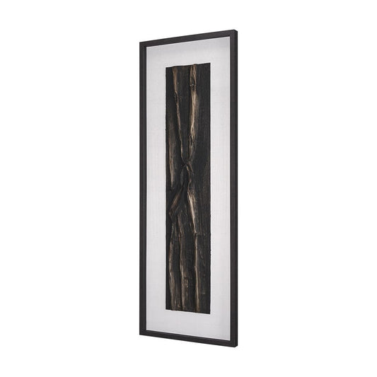 Mercana - Bamboo Relief III by Studio M a handmade Original Framed Artwork under Glass - 15587 view 2
