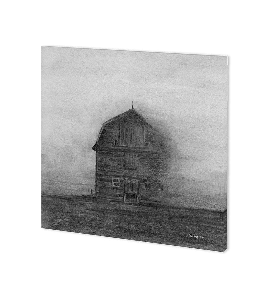 Mercana - Barn House in Wind I by Mercana Studio a Hand Embellished Textured Canvas - 100722-S view 1