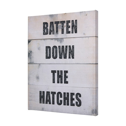 Mercana - Batten Down The Hatches by Mercana Studio a Hand Embellished Textured Canvas - 102183-L view 2