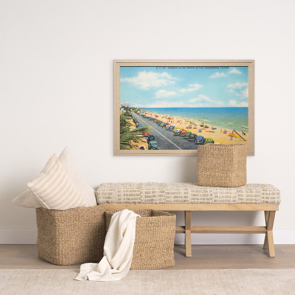 Mercana - Beach Postcard II by Wild Apple Portfolio a Framed Art Print Matted under Glass - 13511 view 7