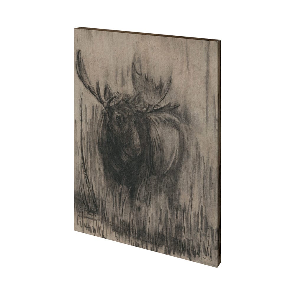 Mercana - Bear & Moose I by Mercana Studio a Hand Embellished Textured Canvas - 101328-S view 1