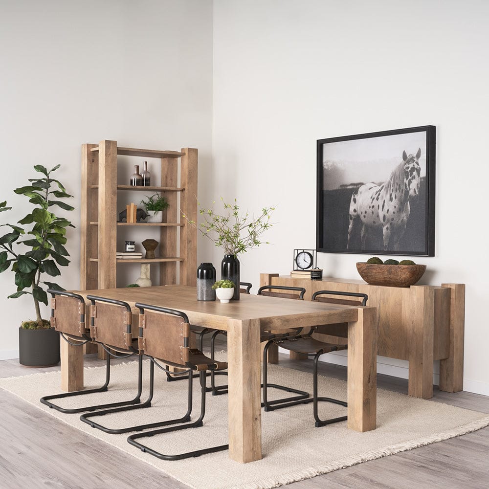 Mercana - Beth Light Brown Wood Rectangular Dining Table - 70637-AB view 9